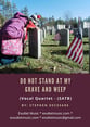 Do Not Stand At My Grave And Weep Vocal Solo & Collections sheet music cover